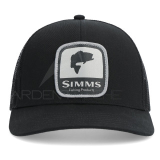 Cappellino SIMMS Double Haul Icon Trucker Bass Black