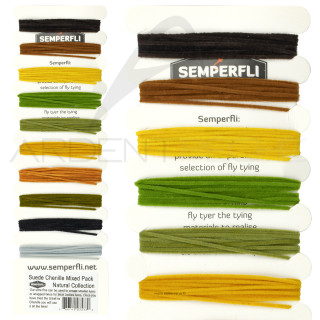 Assortimento suede chenille fine naturale