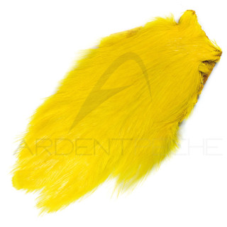 Dry Fly dyed yellow cock necks