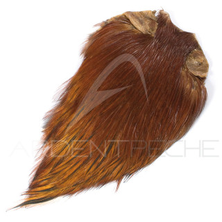 Colli di gallo Dry Fly rosso-bruno