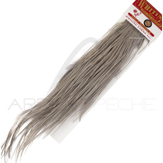 1/2 saddle WHITING bronze dyed grey