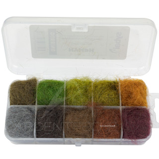 Sybai Nymph Dark Colors Dubbing Dispenser Box