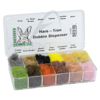 Scatola distributrice Dubbing Lepre Hare-tron 12 colori