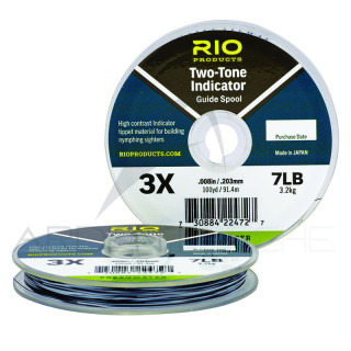 RIO 2 Tone Indicator Nylon Line black/white 27m