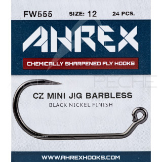 Fly hook AHREX AFW555 Mini Jig Barbless - Ardent fly fishing