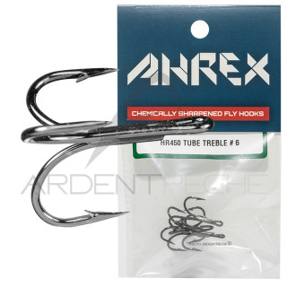 Fly hook AHREX HR450 Salmon Tube fly treble - Ardent fly fishing