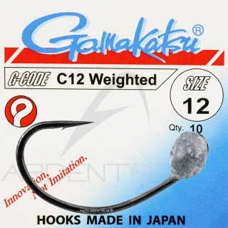 Amo da mosca Gamakatsu C12 Weighted - Ardent fly fishing