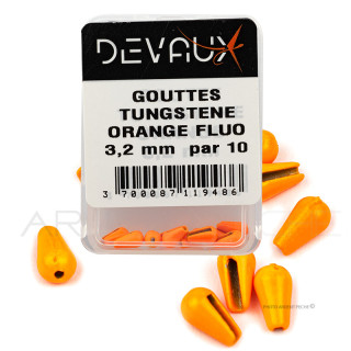 GOCCIA Tungsteno DEVAUX arancione fluo