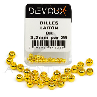 Brass Bead DEVAUX Gold