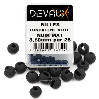 DEVAUX SLOT Tungsten Bead matte black