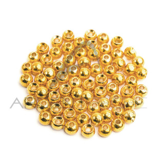 Tungsten bead AB FLY gold