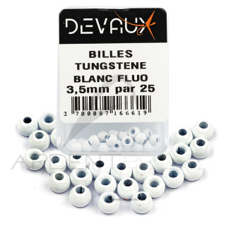 Tungsten Bead DEVAUX Fluo White
