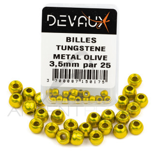 Tungsten Bead DEVAUX Olive Metal