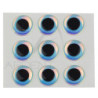 Occhi 3D adesivi XL 13 mm
