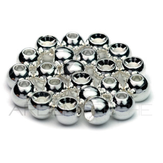 Brass bead ECO silver