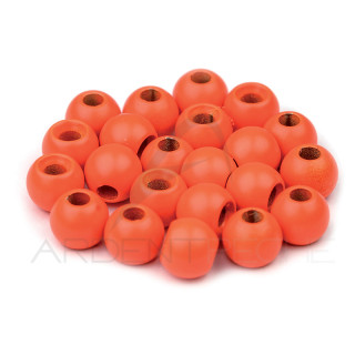 Brass bead ECO orange
