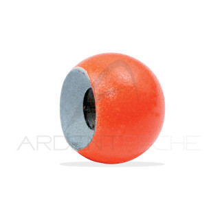Pallina in ottone Bidoz arancione