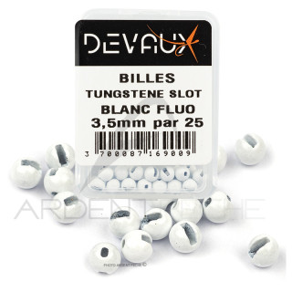 DEVAUX SLOT Tungsten Bead fluo white