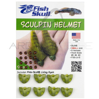 Fish-Skull Sculpin Head Olive