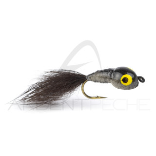 Realistic Black Tadpole Fly