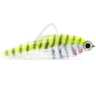 Mosca luccio Baith Fish Chartreuse/bianca