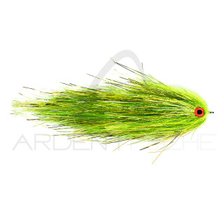 FutureFly Pike Predator Flash Chartreuse Fly