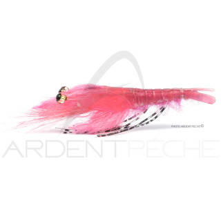 Realistic fly pink shrimp