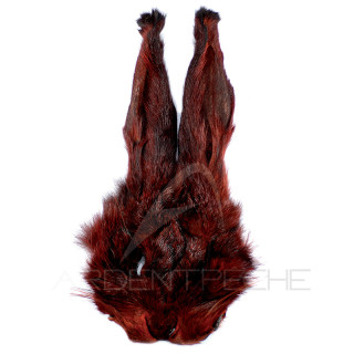 Hare Mask Whole Dyed Brown Ginger