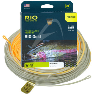 RIO PREMIER GOLD Fly Line grey/orange