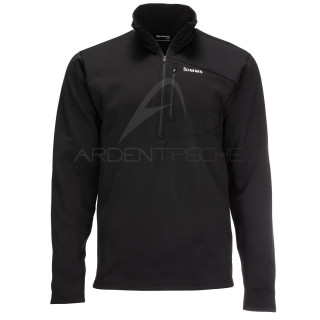 SIMMS Thermal 1/4 Zip Top Black