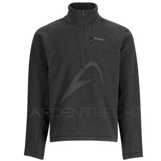 SIMMS Rivershed Half Zip Black Heather