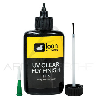 UV Resin LOON clear fly finish thin large