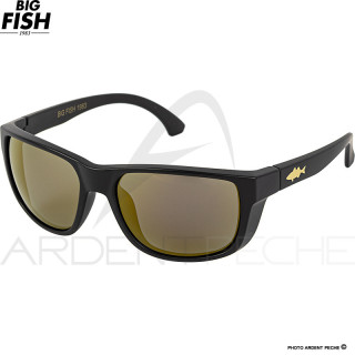 Lunettes polarisantes BIG FISH 1983 Curve fish Sea bass iridium gold