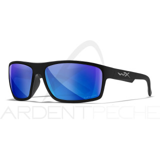 Polarised sunglasses WILEY X Peak captivate blue mirror matte black frame