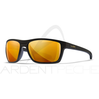 Polarised sunglasses WILEY X Kingpin captivate Bronze mirror matte black frame