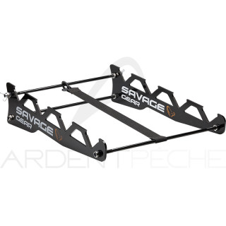 Portacanna SAVAGE GEAR Belly boat rod station black