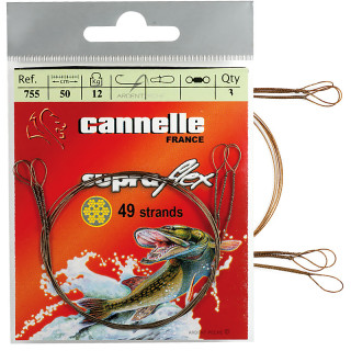 CANNELLE supraflex leader 2 loops 50 cm
