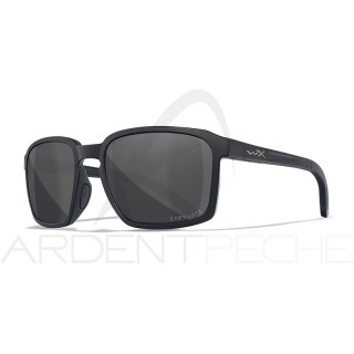 Polarised sunglasses WILEY X Alfa captivate Smoke grey Gloss black frame