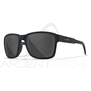 Occhiali polarizzati WILEY X Trek captivate Smoke grey Gloss black frame