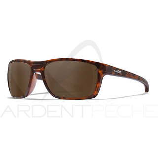 Polarized sunglasses WILEY X Kingpin brown Matte demi frame