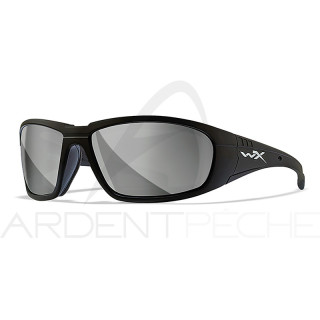 Polarized sunglasses WILEY X Boss Silver flash Matte black frame