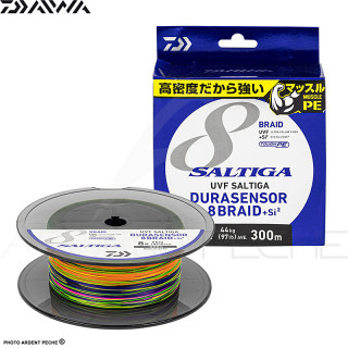 Treccia DAIWA Saltiga 8 Braid dura multicolore 300m