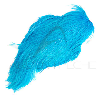Dyed rooster neck