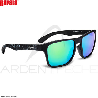 Polarized sunglasses RAPALA Urban vision gear Black red Mirror green
