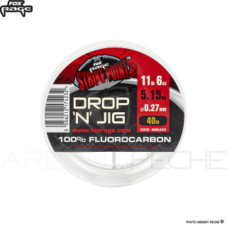 Filo fluorocarbonio FOX RAGE Drop n jig fluorocarbon 24