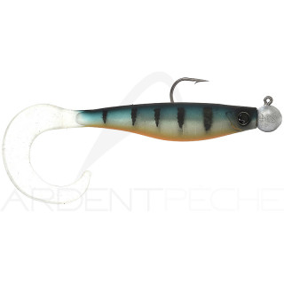 Soft lure HYPERLASTICS Curlyminn round jig head 6 14g