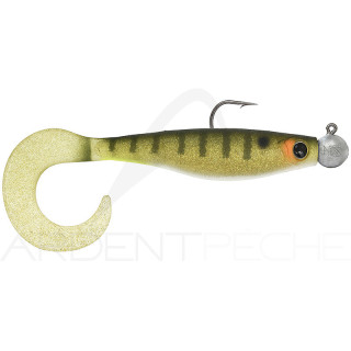 Soft bait HYPERLASTICS Curlyminn round jig head 6 21g