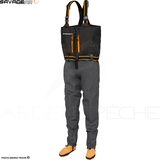 Savage Gear SG8 Chest Zip Waders - restate asciutti durante la pesca - Ardent Pêche