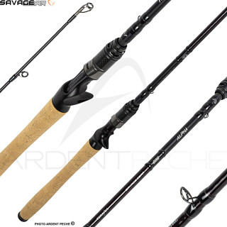 Canna casting SAVAGE GEAR Alpha SG6 Pela verticale