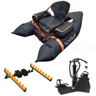 Float tube DEVAUX CAP-V2000 NERO + KIT